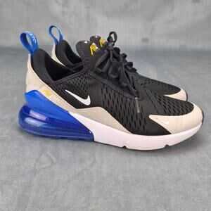 Nike Air Max 270 'Black Game Royal' (GS) 7Y / Women's Size 8.5 [943345-050]